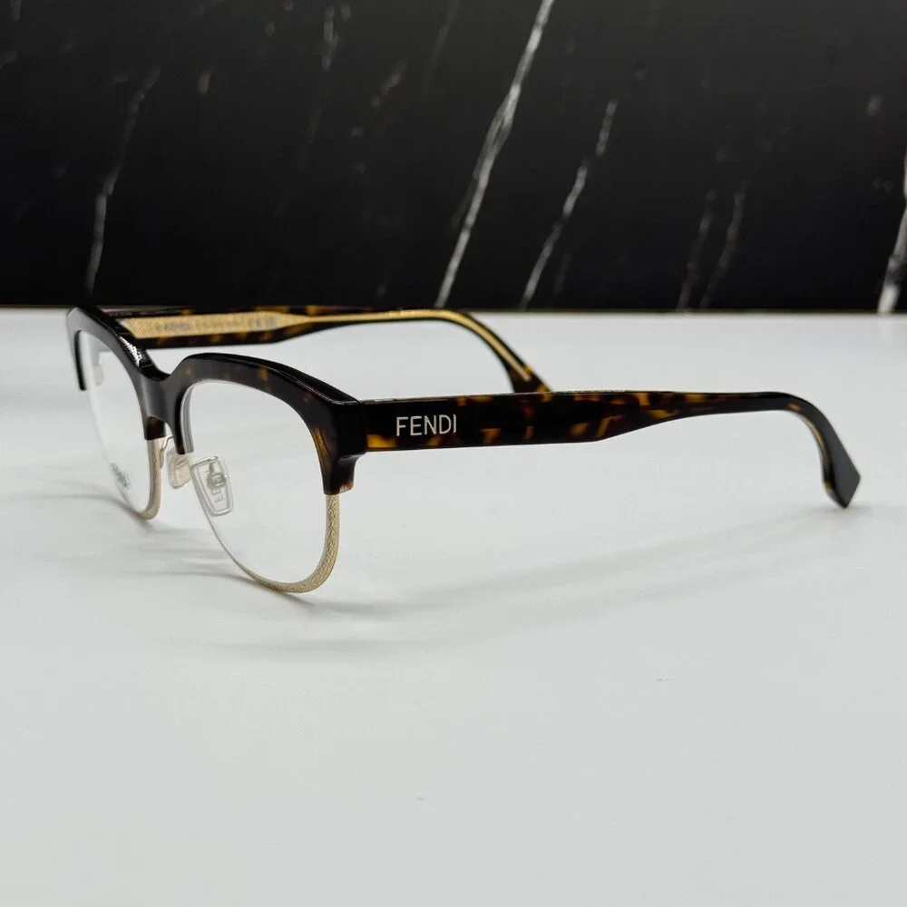 NEW FENDI FE50068U 052 HAVANA WOMEN EYEGLASSES FENDI